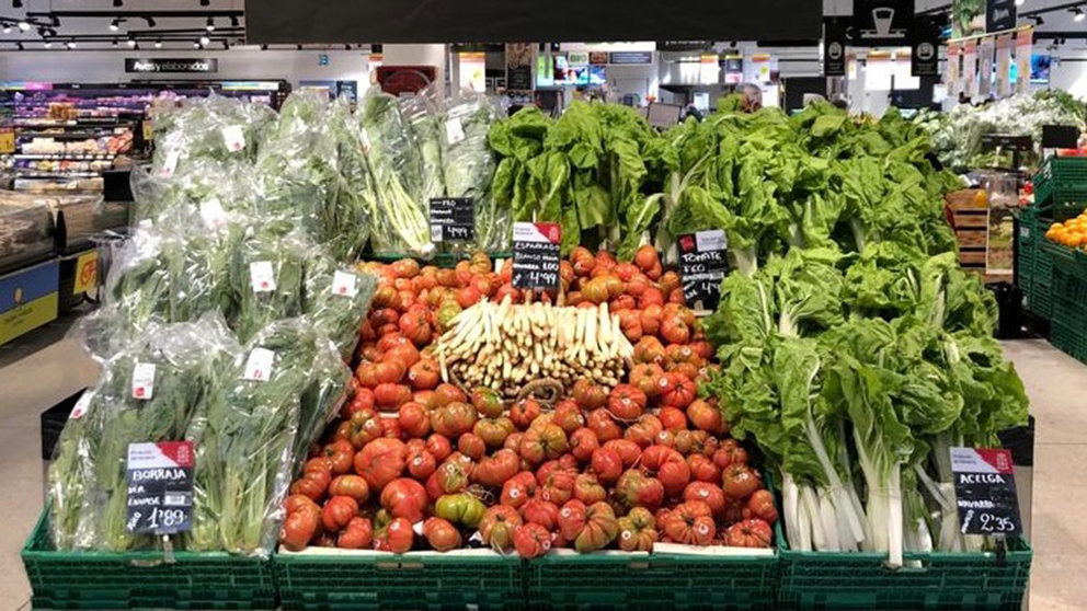 Imagen de los productos que ofrece un supermercado Carrefour. Cedida.