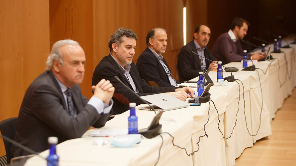 Reunión de la comisión de expertos para la desescalada del coronavirus en Navarra.  (1)