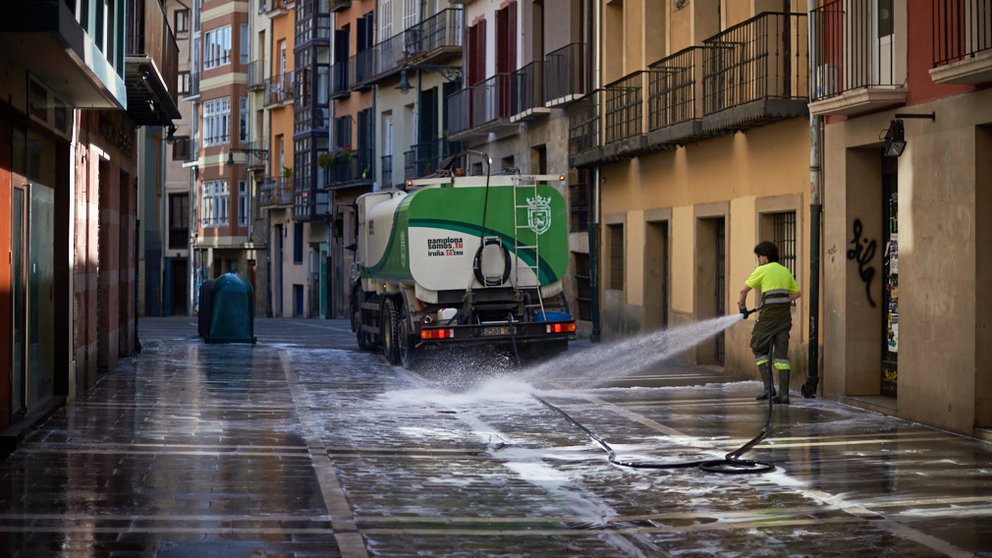El servicio de limpieza durante la crisis del coronavirus. Miguel Osés