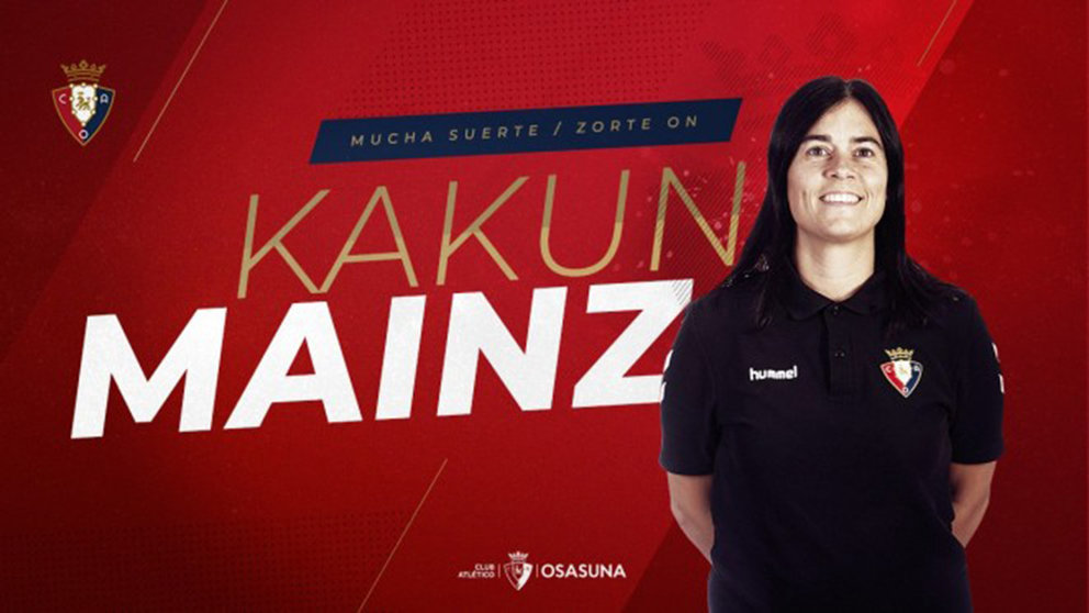Kakun Mainz, nueva entrenadora de Osasuna femenino.