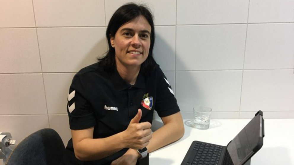 Kakun Mainz es la entrenadora de Osasuna femenino 2020-21. CA Osasuna.