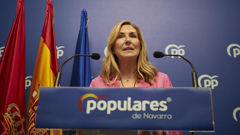 Ana Beltrán, presidenta del Partido Popular de Navarra - EDUARDO SANZ  EUROPA PRESS
