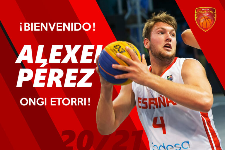 Basket Navarra da la bienvenida a Alexei Pérez en las redes sociales. BASKET NAVARRA