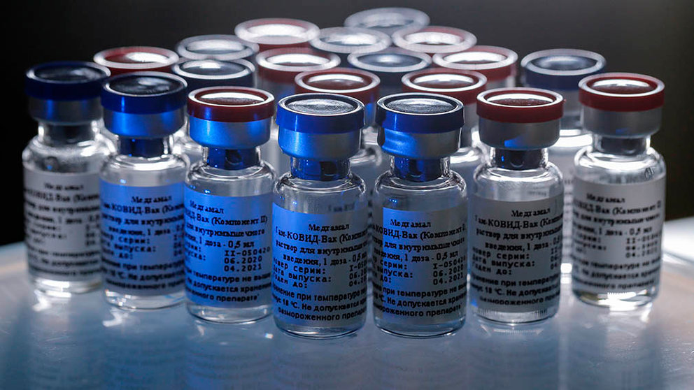 Rusia produce la primera partida de su vacuna anti-COVID-19 Spútnik V. EFE / ARCHIVO
