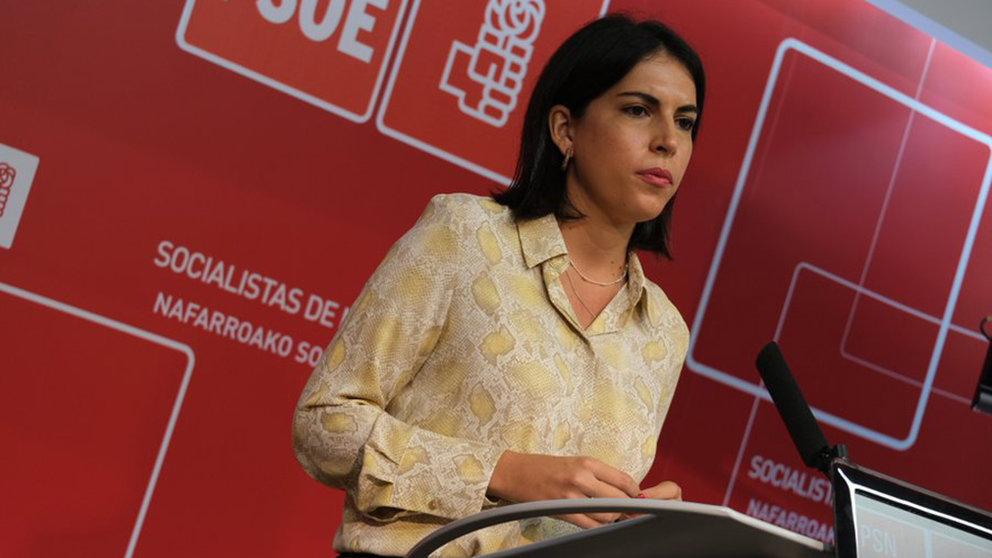 La europarlamentaria socialista de Navarra, Adriana Maldonado. TWITTER