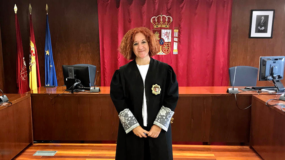 La magistrada Ana Llorca Blanco ha tomado posesión de su nuevo destino en la Audiencia Provincial en la Sección Segunda en un acto celebrado en el Palacio de Justicia de Navarra. CEDIDA