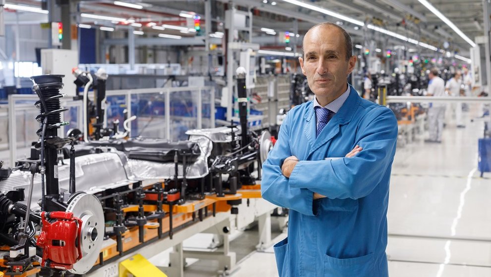 Miguel Ángel Grijalba, director de Producción de Volkswagen Navarra, ha recibido el premio Dirigente del Año de la Industria de Automoción 2020. VOLKSWAGEN NAVARRA