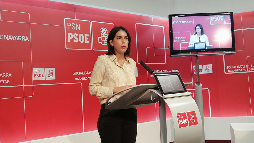 La eurodiputada del PSN, Adriana Maldonado. EUROPA PRESS