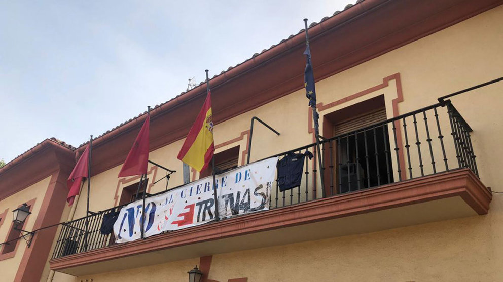 Protesta en Castejón contra el cierre de la planta de Trenasa NAVARRA SUMA