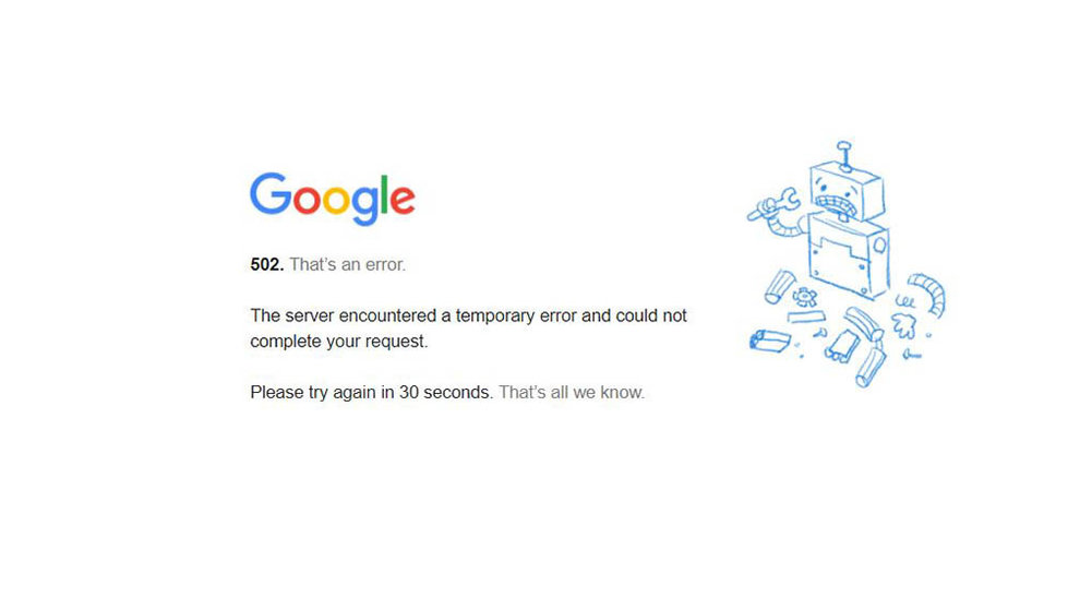 Los servidores de Google se caen en todo el mundo. NAVARRA.COM