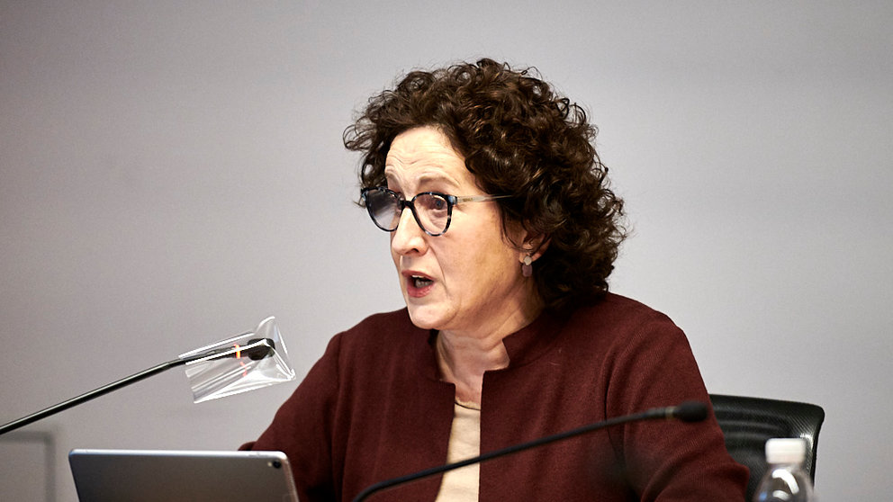 La consejera de Derechos Sociales del Gobierno de Navarra, Carmen Maeztu. PABLO LASAOSA