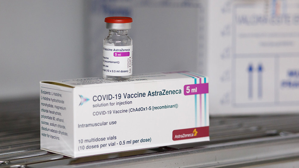 Vacunas de AstraZeneca llegadas a Navarra. GOBIERNO DE NAVARRA