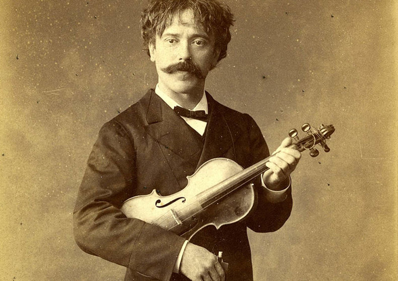 Pablo Sarasate, violinista navarro.