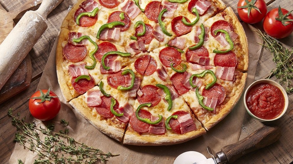Una pizza de Telepizza. CEDIDA