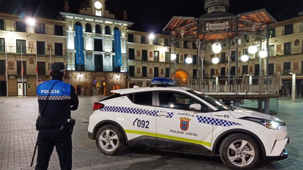 Imagen de la Policía Local de Tudela. POLICÑIA LOCAL TUDELA