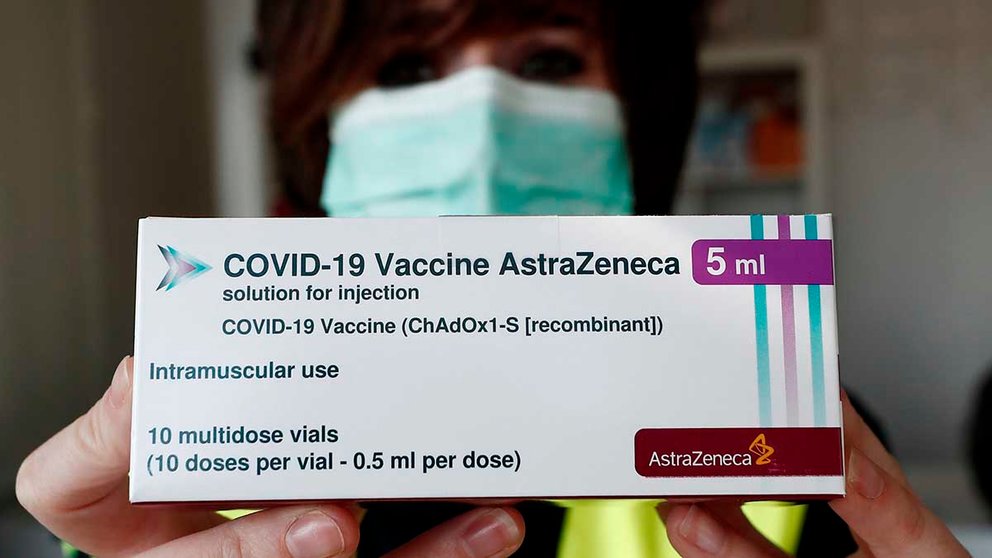 Navarra retoma este miércoles la administración de la vacuna de AstraZeneca frente a la covid-19 después de aprobarlo de manera conjunta con el Ministerio de Sanidad y las comunidades.EFE/ Jesús Diges
