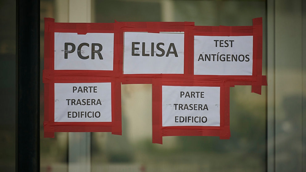 FOREM habilitado por Salud del Gobierno de Navarra como centro de vacunación y de test de Coronavirus sustituyendo a Refena. PABLO LASAOSA