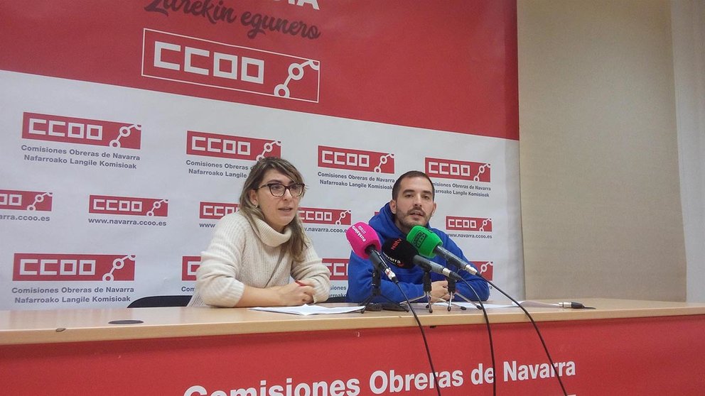 Imagen de archivo de la secretaria general de Enseñanza de CCOO Navarra, Pilar García- EUROPA PRESS