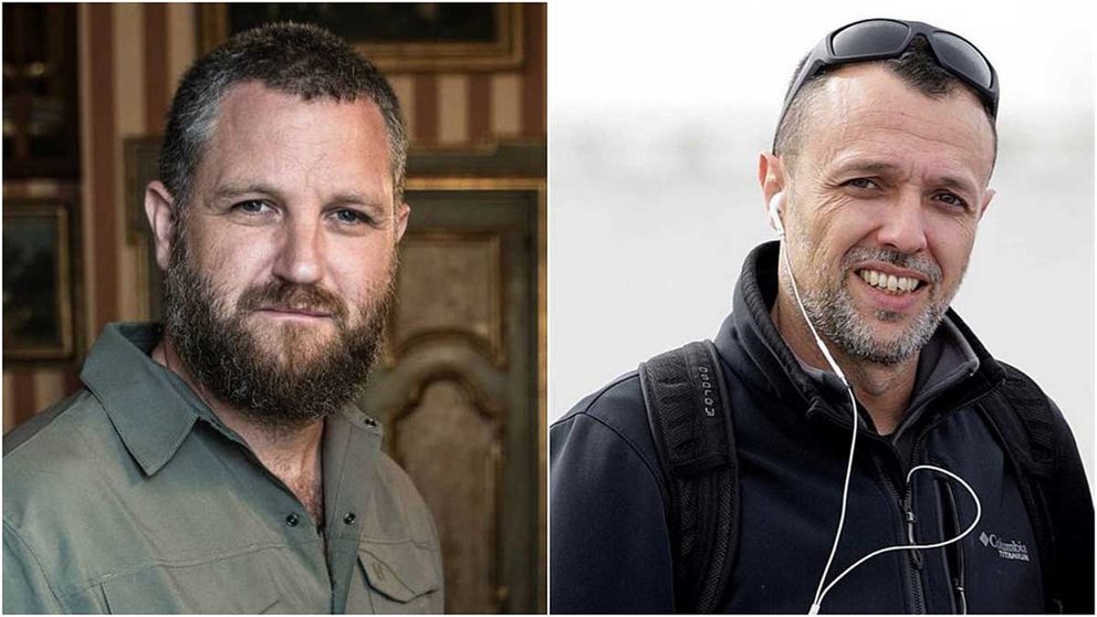 David Beriain y Roberto Fraile, los dos periodistas españoles asesinados en Burkina Faso.