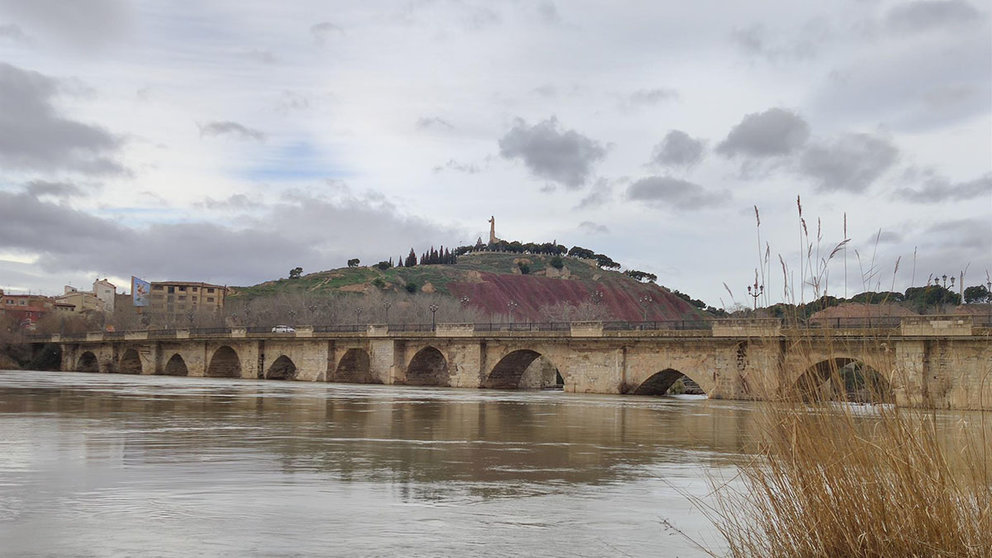 Puente de Tudela sobre el río Ebro. GOBIERNO DE NAVARRA