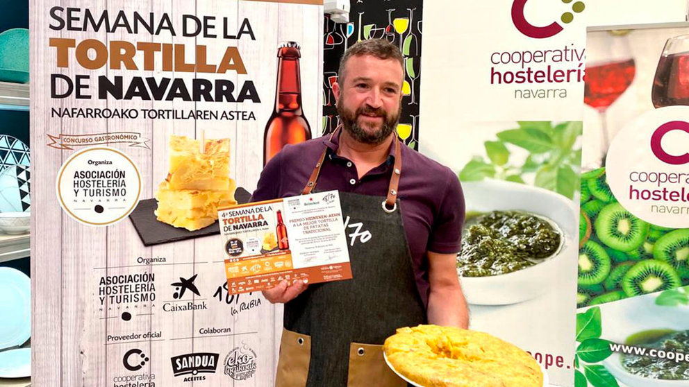 Cafetería Elizalde, ganadora del Concurso de la 4ª Semana de la Tortilla de Navarra