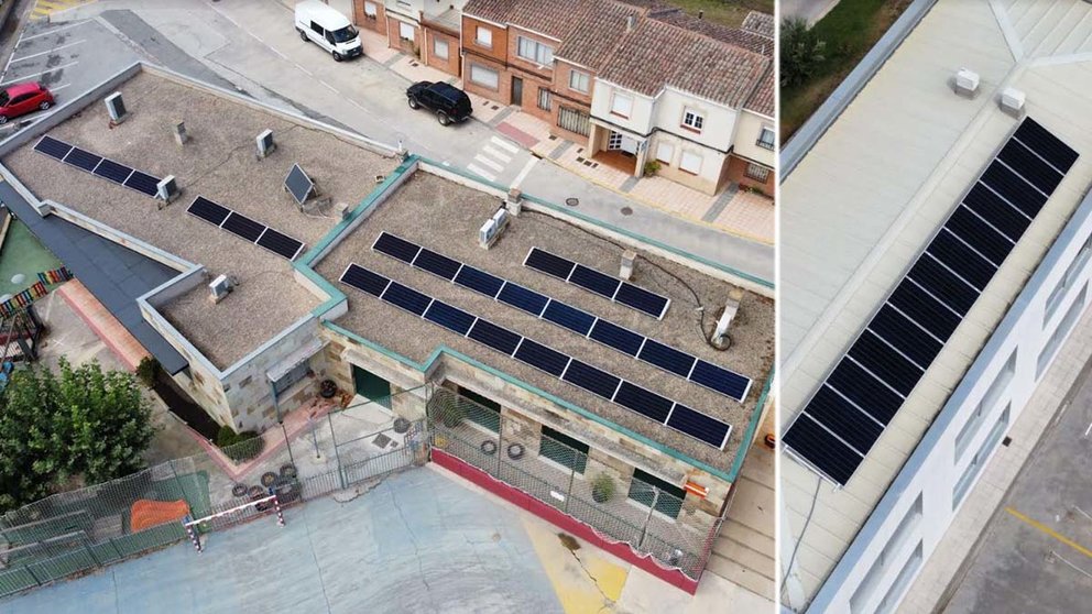 Instalación de placas solares en los centros educativos de Villafranca CEDIDA