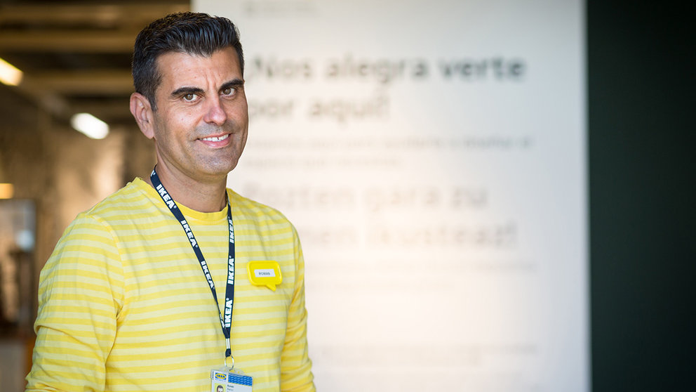 Román Blanco, nuevo director de la tienda IKEA Pamplona. CEDIDA