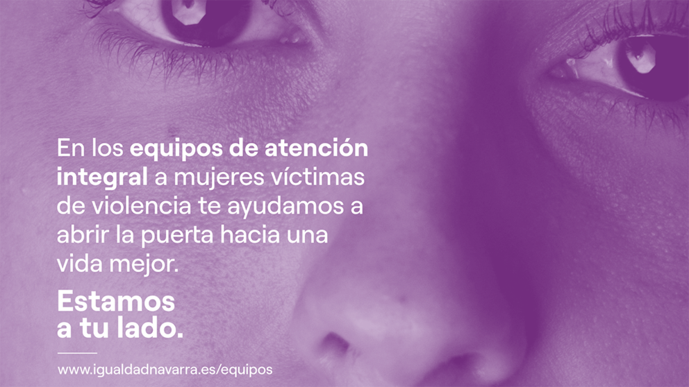 Cartel con la campaña del próximo 25N, Día Internacional de la eliminación de la violencia contra las mujeres. GOBIERNO DE NAVARRA