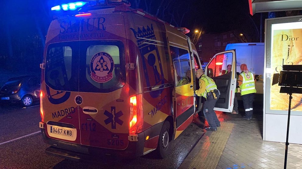 Imagen de recurso de una ambulancia del Samur-Protección Civil. EMERGENCIAS MADRID