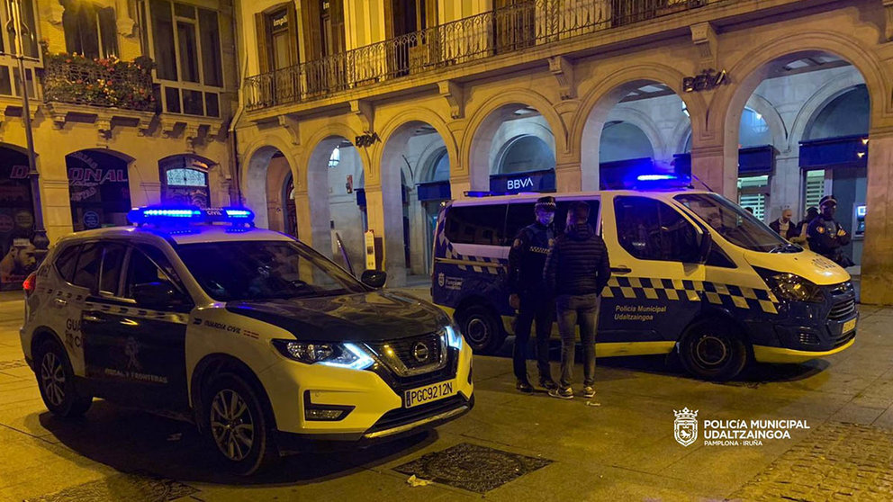 Dispositivo conjunto de la Policía Municipal de Pamplona y la Guardia Civil - POLICÍA MUNICIPAL DE PAMPLONA