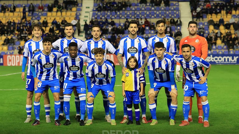 Equipo titular del RC Deportivo de La Coruña 2021-22. @RCDeportivo