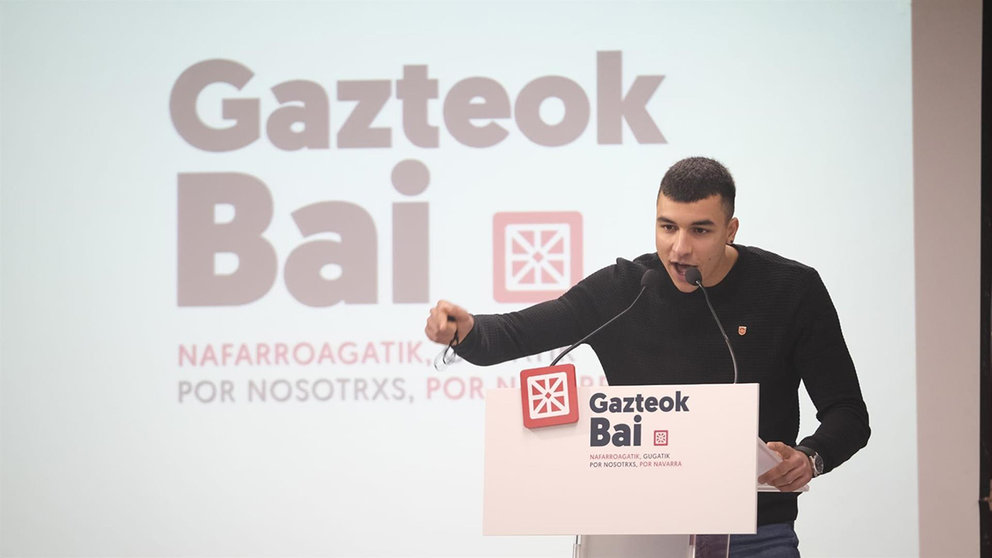 Gaizka Navarlaz, presidente de Gazteok Bai. GEROA BAI