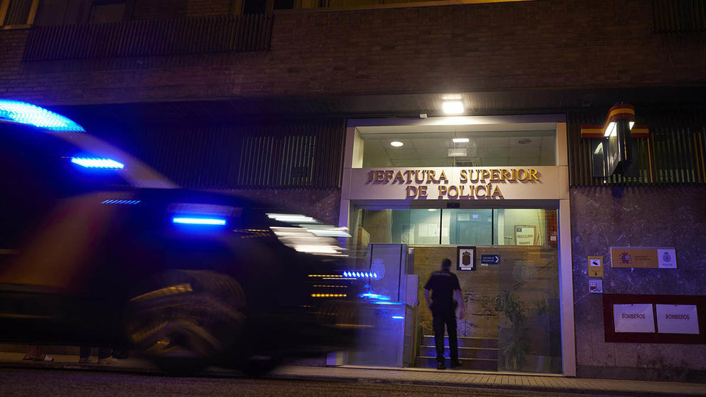 Jefatura Superior de la Policía Nacional en Pamplona. EUROPA PRESS