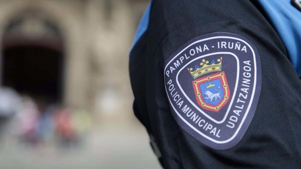 Agente de la Policía Municipal de Pamplona. AYUNTAMIENTO DE PAMPLONA