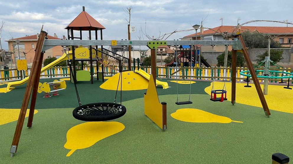 Nuevo parque infantil en Ablitas. AYUNTAMIENTO DE ABLITAS
