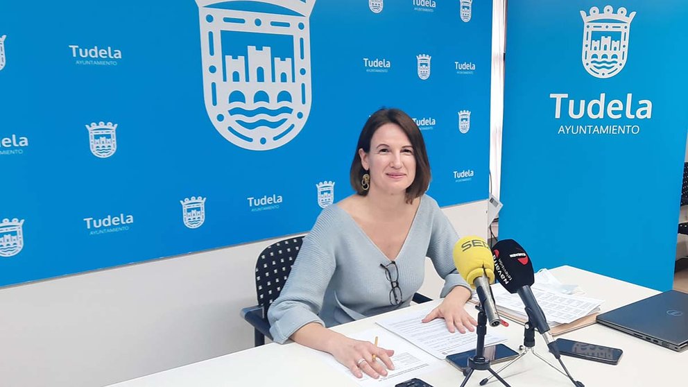 La concejala delegada de Hacienda del Ayuntamiento de Tudela, Irene Royo. AYUNTAMIENTO DE TUDELA