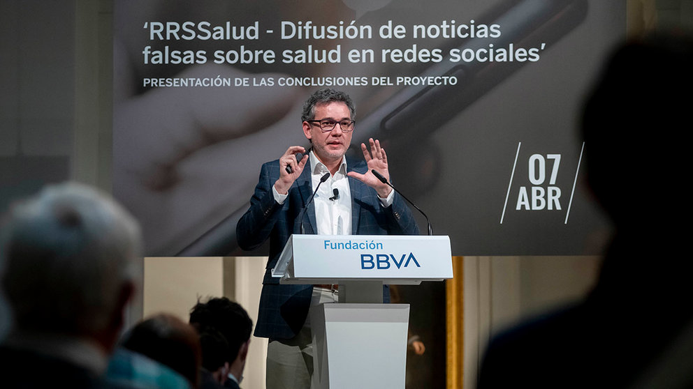 Ramón Salaverría, catedrático de Periodismo de la Universidad de Navarra y director del proyecto de investigación “RRSSalud”. UNIVERSIDAD DE NAVARRA