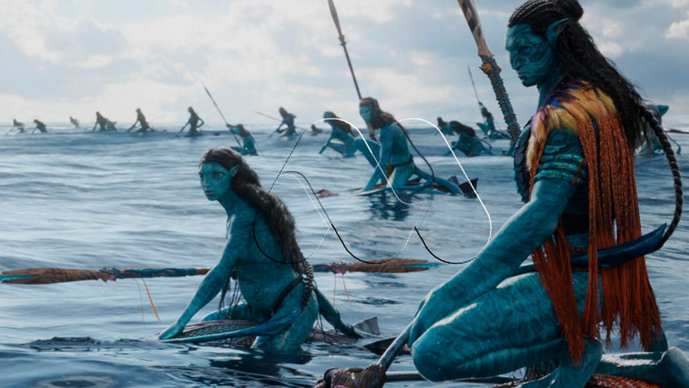 Una imagen de Avatar The way of water que se estrenará el 16 de diciembre de 2022 copia