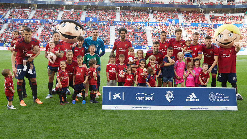 Partido de La Liga Santander entre Osasuna y Mallorca disputado en el estadio de El Sadar. IÑIGO ALZUGARAY
