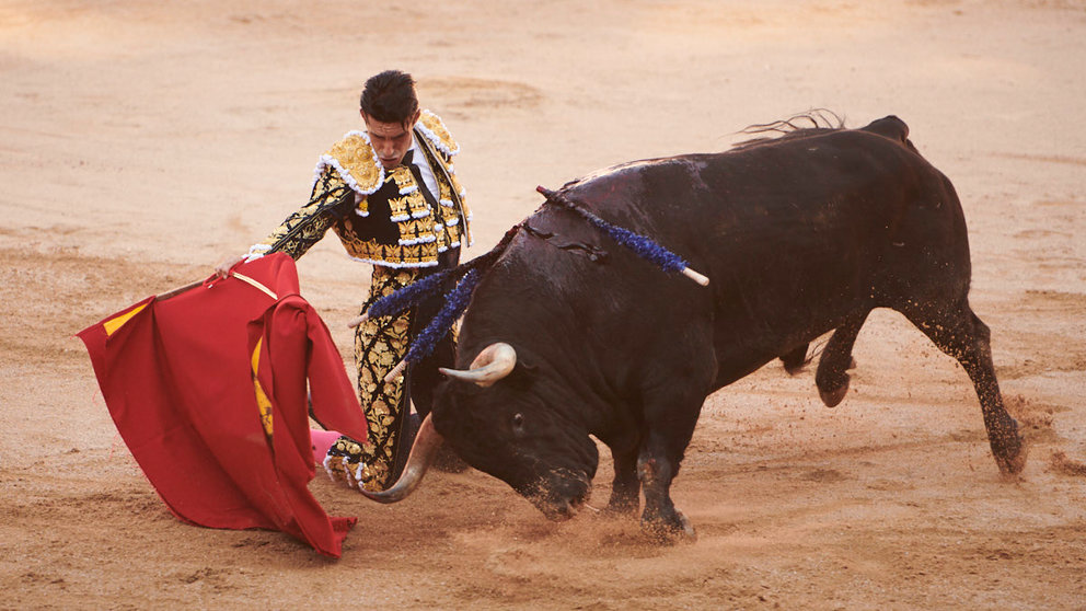 Sexta corrida de la Feria del Toro de San Fermín 2022 con toros de Jandilla para Ginés Marín, Alejandro Talavante y Diego Urdiales. PABLO LASAOSA