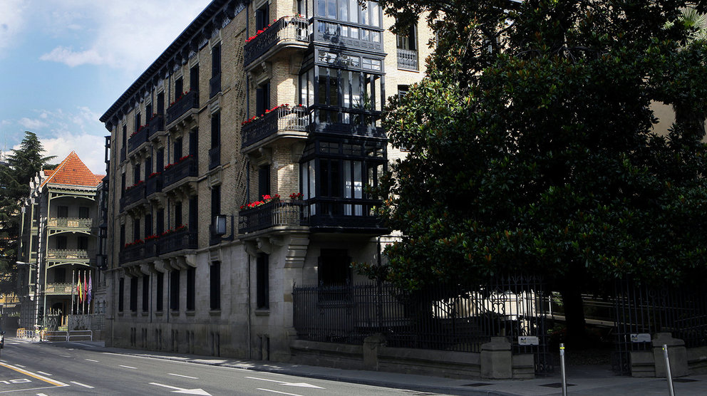 Edificio de la Mancomunidad de Pamplona.