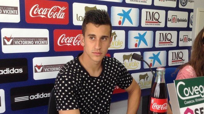 Álex Berenguer, jugador de Osasuna.
