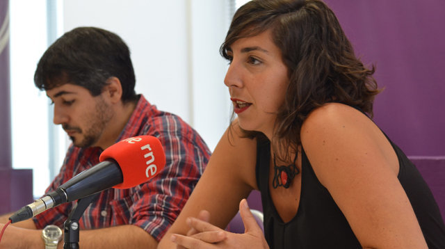 Laura Pérez, portavpz de Podemos en Navarra. Podemos.
