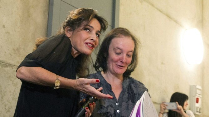 La actriz y productora Blanca Marsillach en Pamplona.