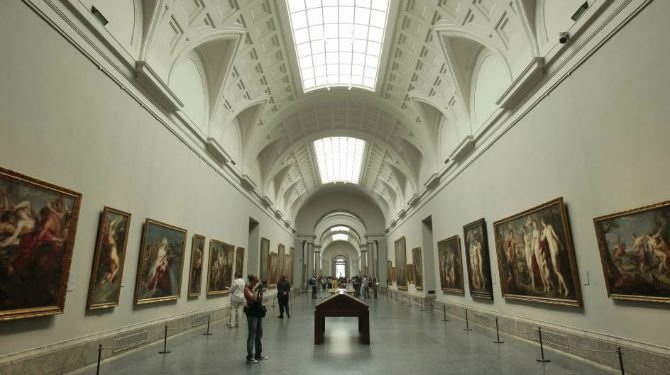 La Galería Central del Museo del Prado. Efe.