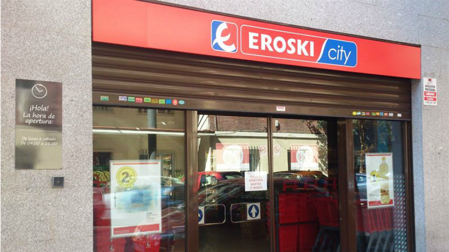 Supermercado Eroski. Europa Press.