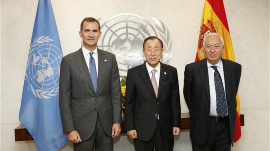 El Rey y Margallo en la ONU. Casa Real.