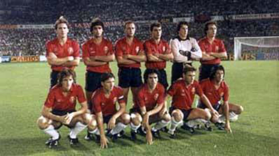 El debut en la Copa de la UEFA se remonta a la temporada 1985/86. /OSASUNA