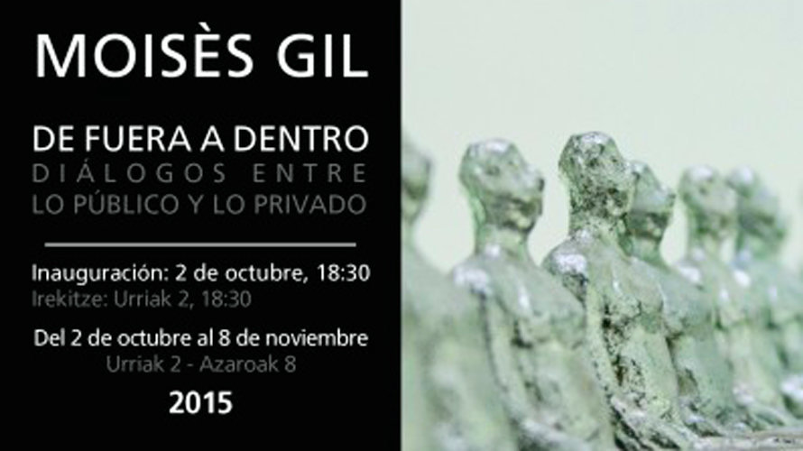 Cartel de la exposición de Moisès Gil.