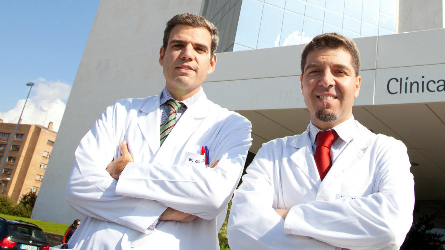 Los co-organizadores del Congreso “International Frontiers in Oncology”, los doctores Ignacio Gil Bazo (Clínica Universidad de Navarra) y Silvestre Vicent (CIMA).